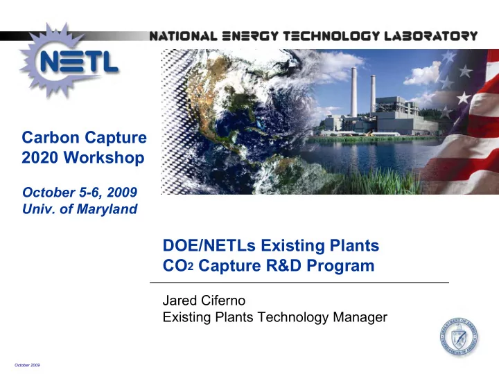 carbon capture 2020 workshop