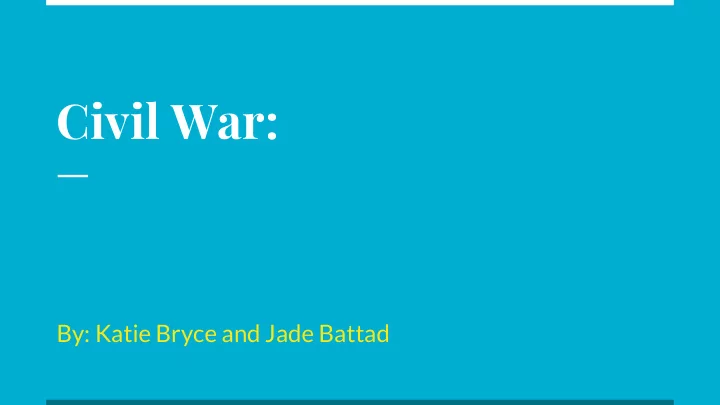 civil war