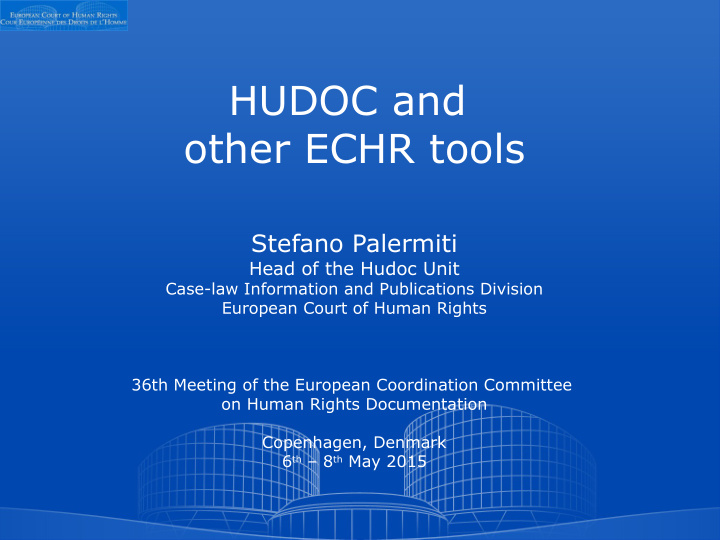 hudoc and other echr tools