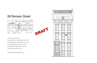 28 Remsen Street  LPC Submission: February 6, 2017  Brooklyn CB2 Land Use Committee Approval: June