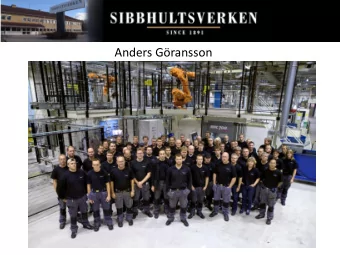 Anders Gransson  Klicka hr fr att ndra format  Development of Hybrid drive concepts