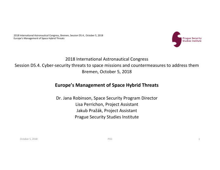 europe s management of space hybrid threats