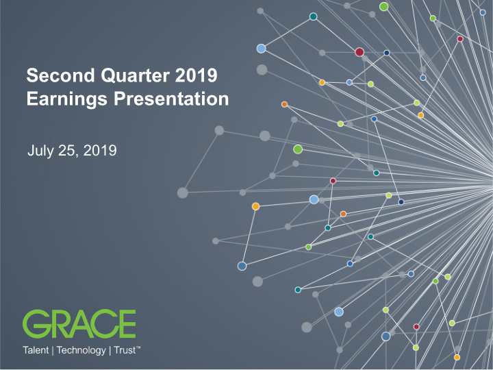 second quarter 2019 earnings presentation