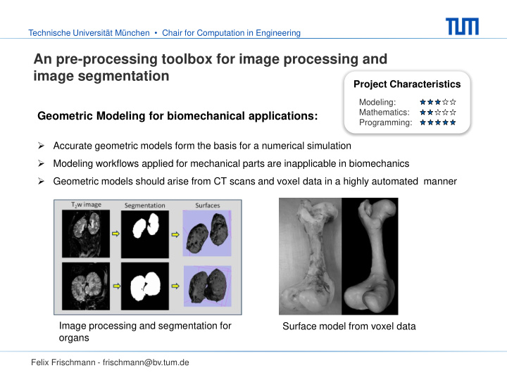 an pre processing toolbox for image processing and