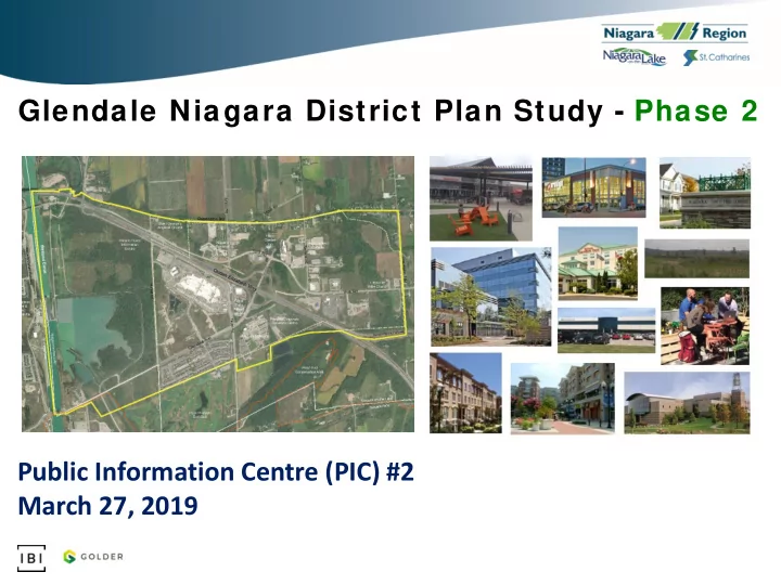 glendale niagara district plan study phase 2