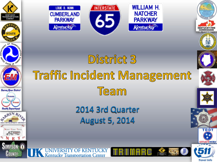 2014 3rd quarter august 5 2014 agenda welcome