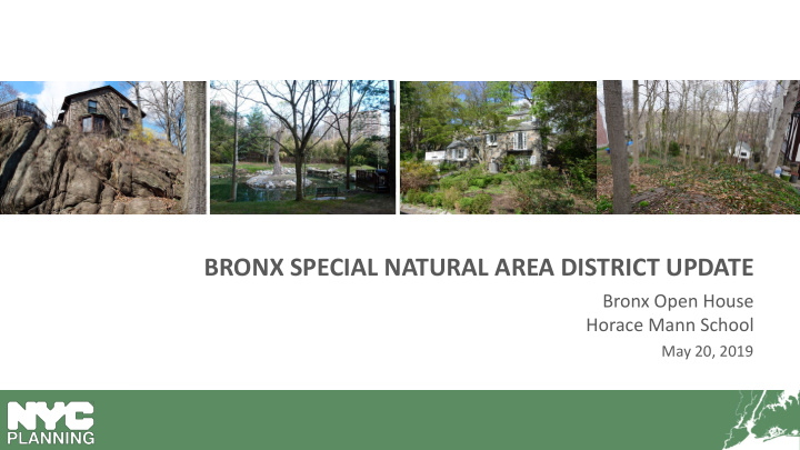 bronx special natural area district update