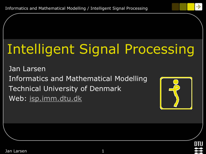 intelligent signal processing