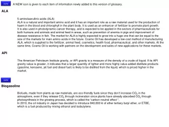 ALA  5-aminolaevulinic acids (ALA)  ALA is a natural and important amino acid and it has an