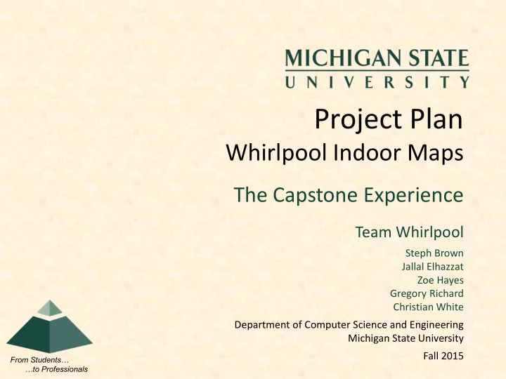 project plan