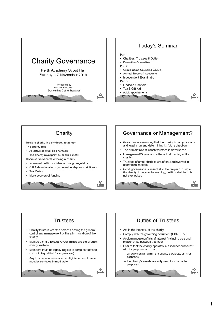 charity governance