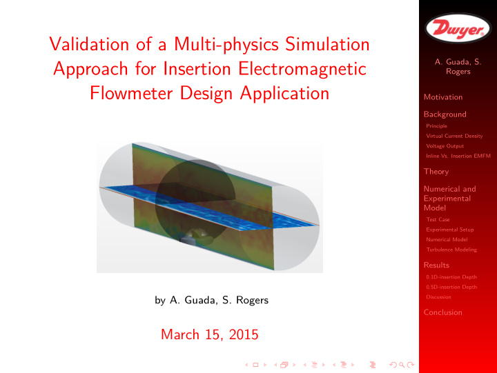 validation of a multi physics simulation