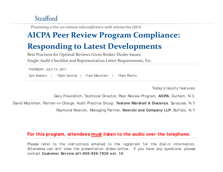 aicpa peer review program compliance l responding to