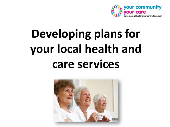 care services welcome
