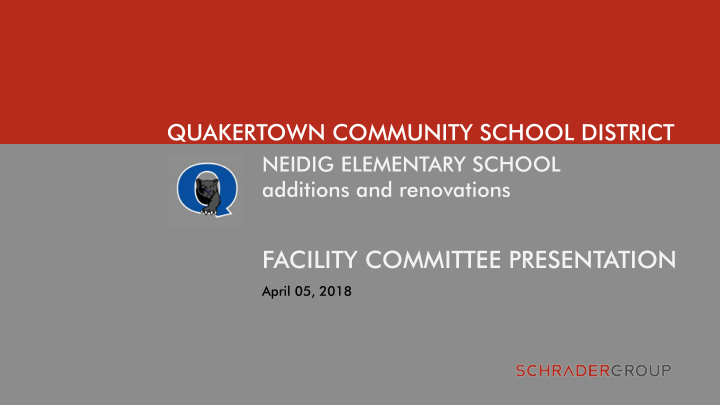 facility committee presentation