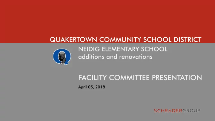facility committee presentation