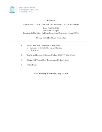 zyxwvutsrqponmlkjihgfedcbaZYXWVUTSRQPONMLKJIHGFEDCBA  ADVISORY COMMITTEE ON TRANSPORTATION &amp;