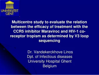Multicentre study to evaluate the relation  study to evaluate the relation  Multicentre  between
