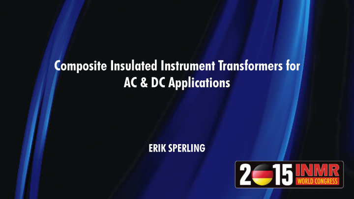 composite insulated instrument transformers for ac dc
