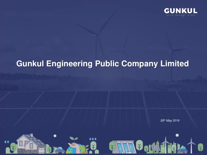 gunkul engineering public company limited