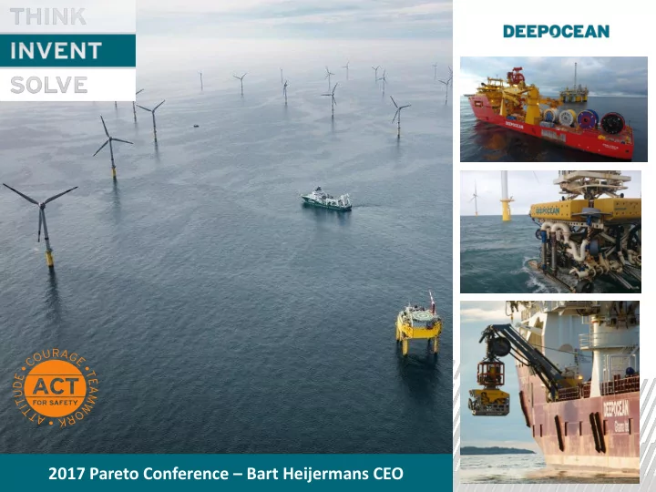 2017 pareto conference bart heijermans ceo