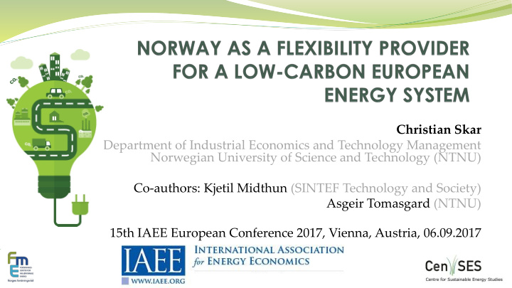 15th iaee european conference 2017 vienna austria 06 09