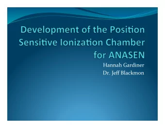 Hannah  Gardiner    Dr.  Jeff  Blackmon    Mo#va#on    Understanding