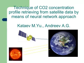 Technique of CO2 concentration  profile retrieving from satellite data by  means of neural network