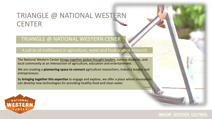 triangle national western