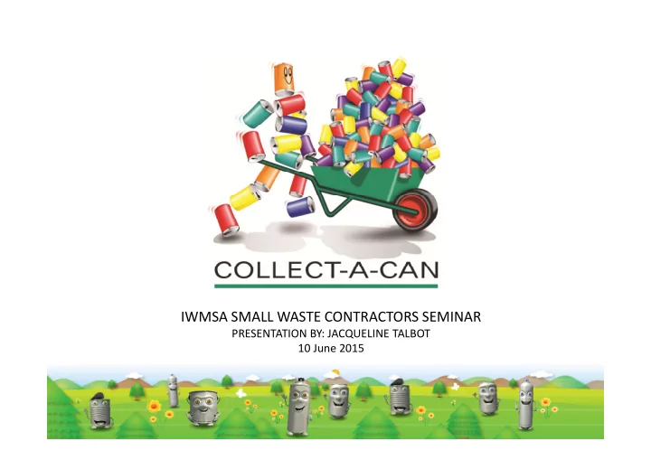 iwmsa small waste contractors seminar