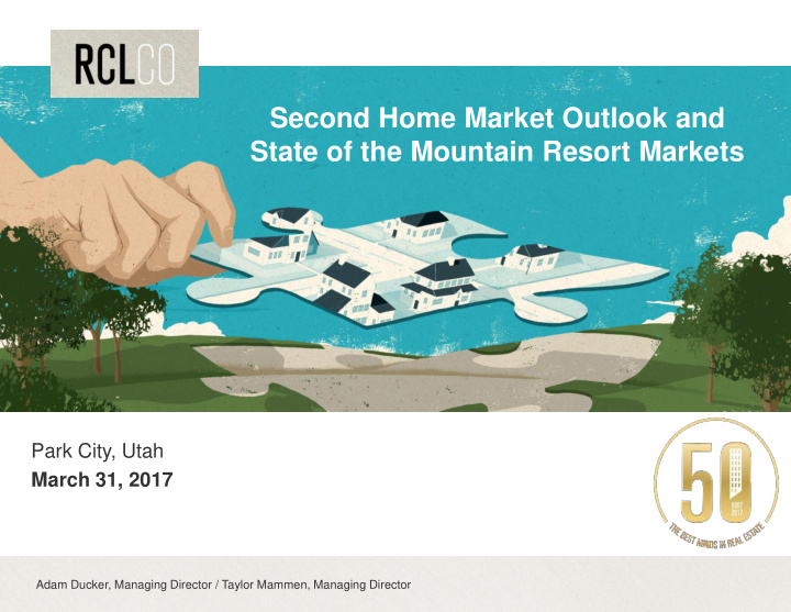 second home market outlook and