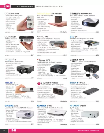 UO Smart Beam Laser 100-Lumen  PicoPix PPX4010  KP-101-01  HD Laser Pico Projector  HD Laser Pico