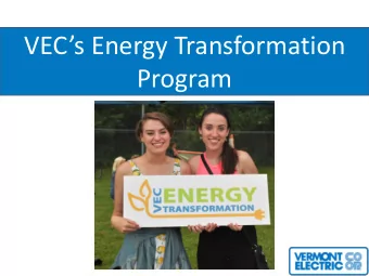 Program  Tier III Planning &amp; Decision Process  Carbon Reduction Opportunity  Meaningful