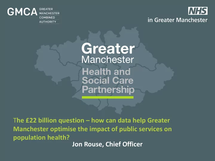 the journey so far greater manchester a snapshot picture