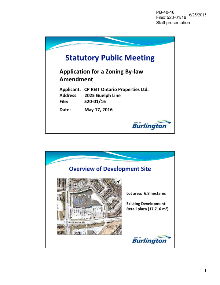 statutory public meeting