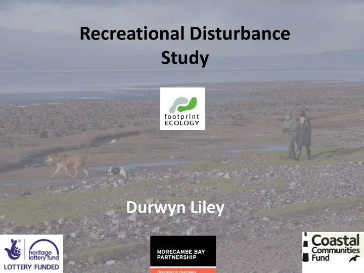 recreational disturbance