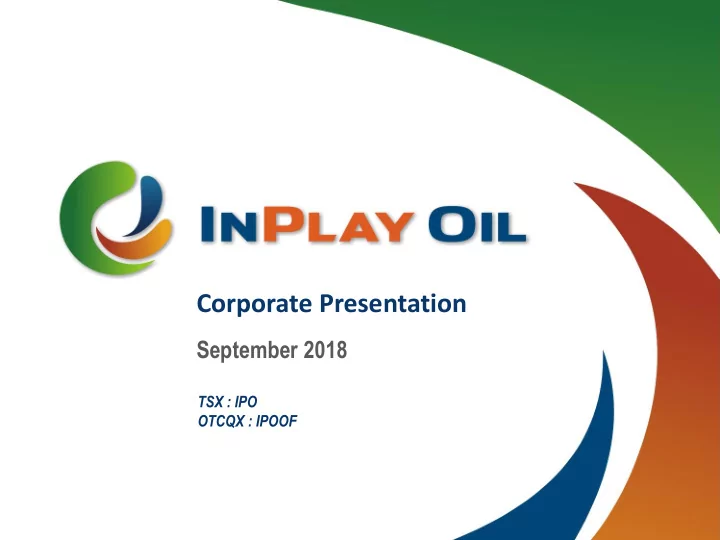 corporate presentation
