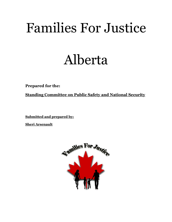 families for justice alberta