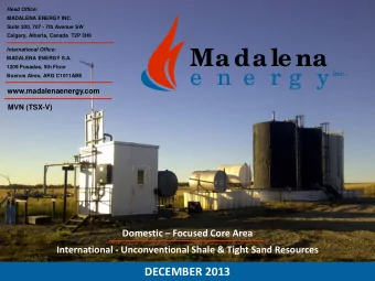 FORWARD-LOOKING INFORMATION ADVISORY  Forward-Looking Statements or Information  Certain statements