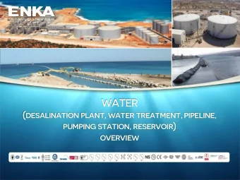 WATER  (desalnaton plant, water treatment, ppelne,  pumpng staton, reservor)