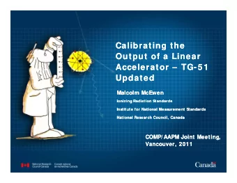 Calibrating the  Calibrating the  Output of a Linear  Output of a Linear  Output of a Linear