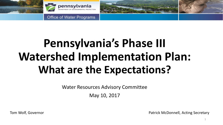 watershed implementation plan