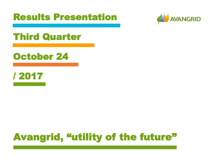 avangrid utility of the future legal notice