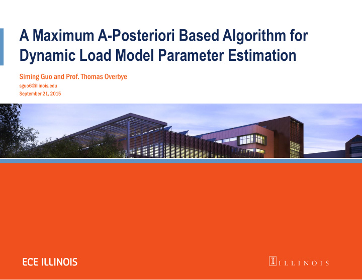 a maximum a posteriori based algorithm for dynamic load