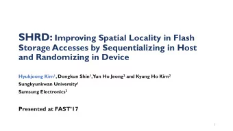 Random write is still slow at SSD  1200  random write (4KB)  1000  sequential write (512KB)