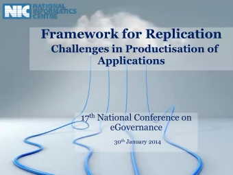 Introduction Rapid Replication Roll-out Initiative is  a unique initiative of DeitY under