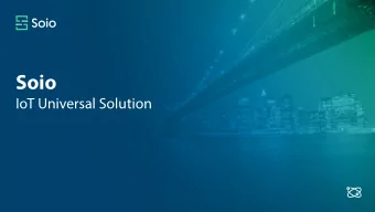 Soio  IoT Universal Solution Soio  Concepto  Raw IoT Data  UNIVERSAL  GUARANTEED  SERVICE