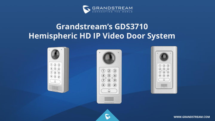 grandstream s gds3710 hemispheric hd ip video door system
