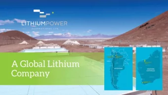 Important notice and disclaimer  This investor presentation has been prepared by Lithium Power