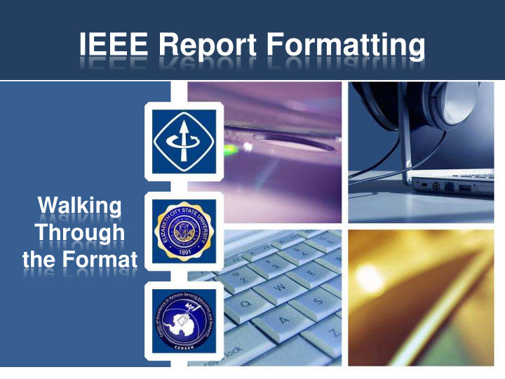 ieee report formatting